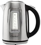 Amazon.com | Chantal Oslo Cordless Electric Kettle (White): Coffee